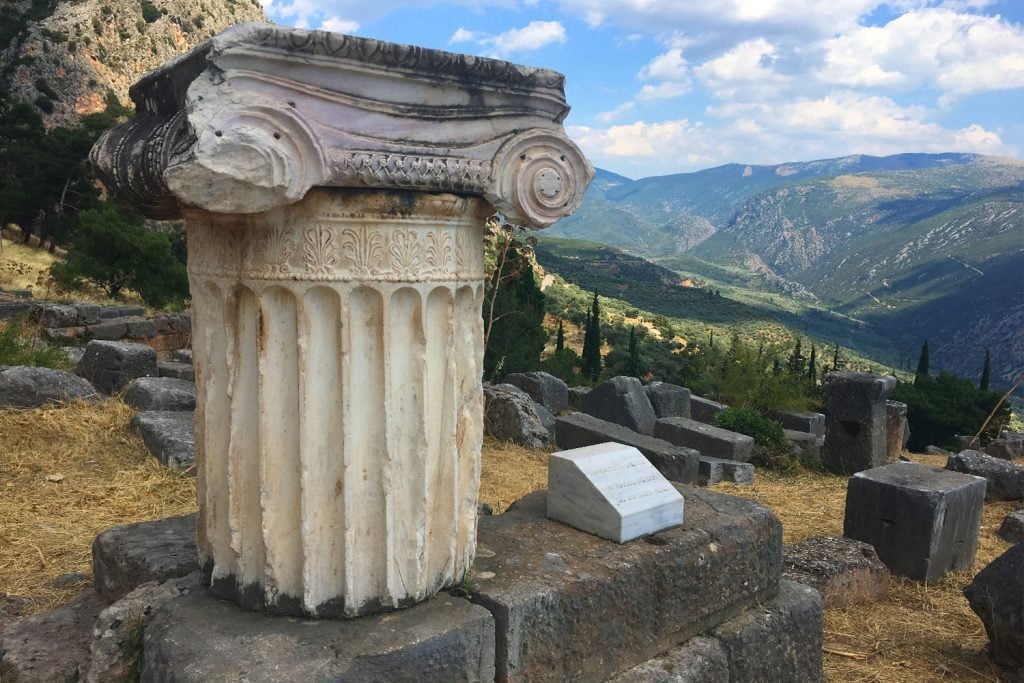 Ruins from ancient greece