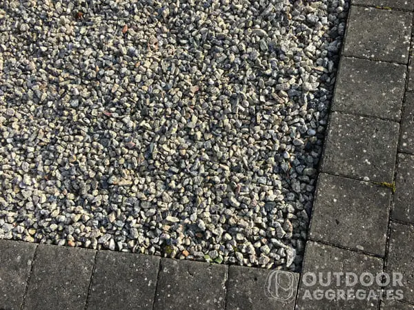  Grey granite chippings drive