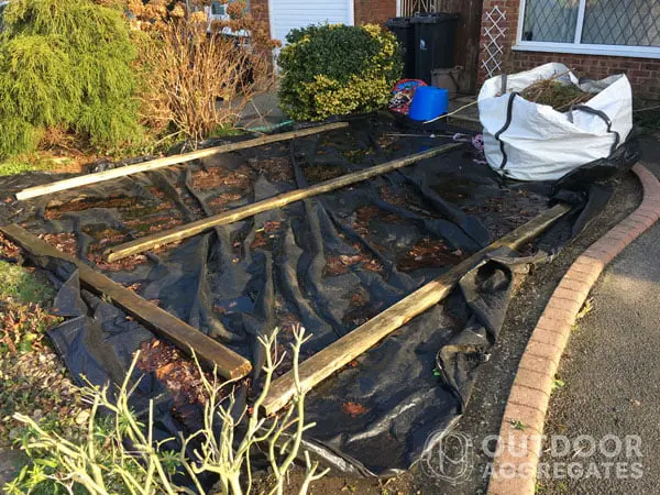  Driveway renovation after