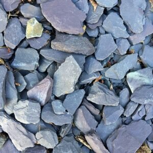 Blue slate chippings