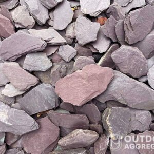 Word3 Plum slate chippings