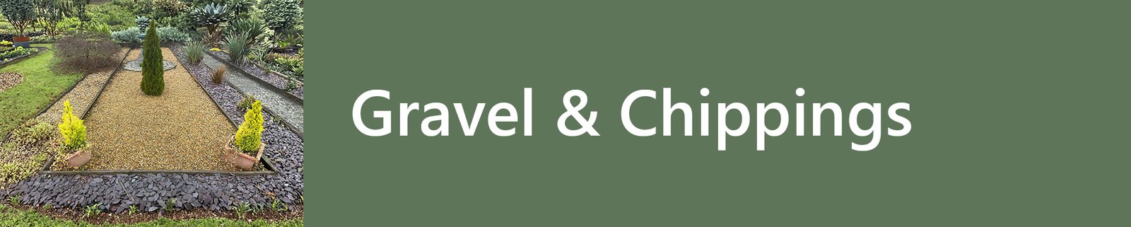 Gravel chippings category menu